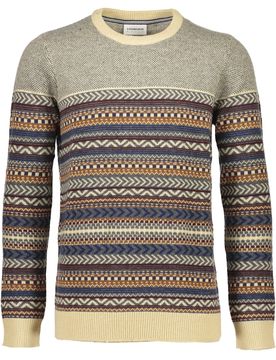 S Jacquard knit male