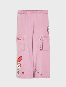 Pantaloni tuta cargo My Melody - rosa