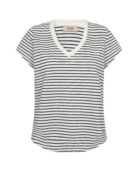 T-Shirt MMKALAV creme XS damen - Mos mosh - FashionsVida
