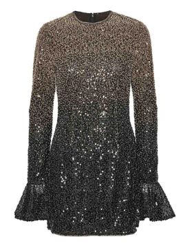 Vestito degradé in paillettes