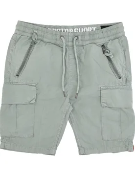 Pantalone Corto Uomo Ripstop Jogger Short Dusty Green - Alpha industries - FashionsVida
