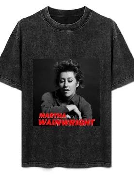 Martha Wainwright Singer T-Shirt Soft Stretch Short Sleeve Top - Aliexpress - FashionsVida