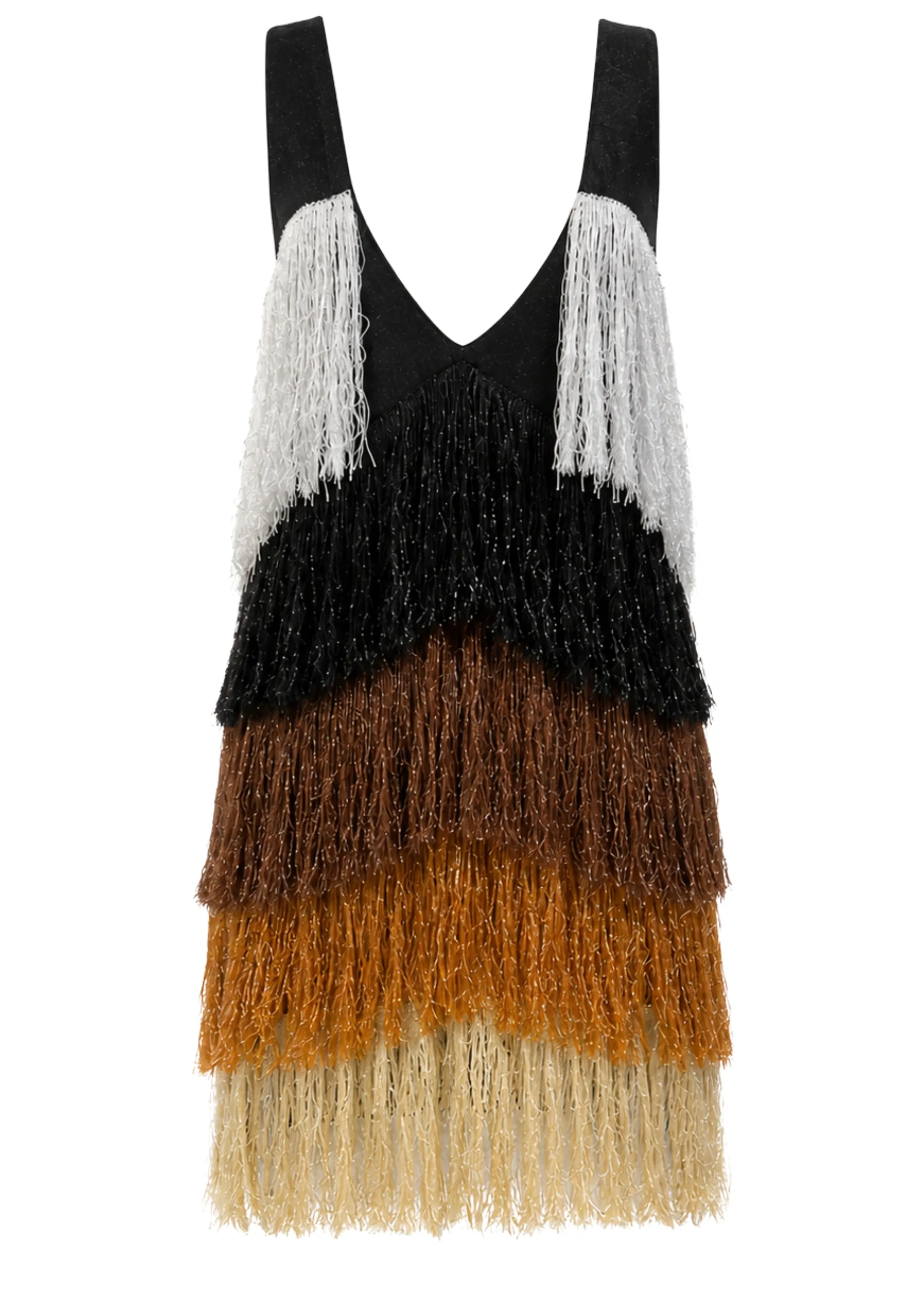 ABITO Donna CON FRANGE COLORATE - AKEP - FashionsVida