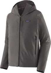 Polaire chaude et extensible zippée - M's R1 TechFace Hoody Forge Grey - Taille L - Gris