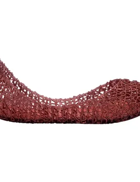 Ballerine Mini Campana Papel Red Glitter EU 28-29 - Melissa - FashionsVida
