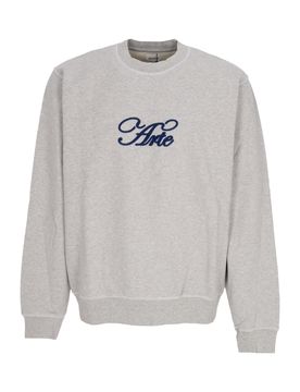 Felpa Leggera Girocollo Uomo Logo Crewneck Grey
