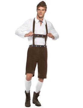 Kostüm Bayrische Tracht für Herren braun - male
