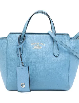 Mini Leather Swing Satchel - Gucci - FashionsVida