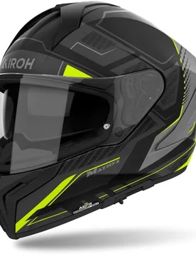 Casco Moto Integrale MATRYX ROCKET Giallo Opaco taglia 2XL - Airoh - FashionsVida