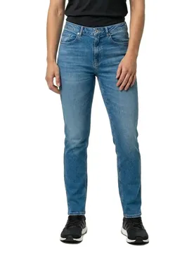 Karl Jeans Jeans A Vita Alta B2w10085 Straight Fit Washed Mid Blue 27