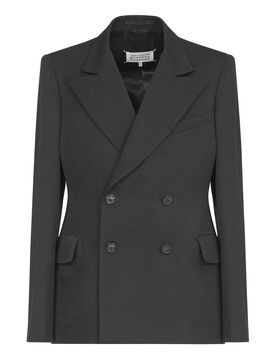 Blazer in lana a quattro punti
