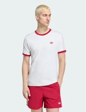 T-SHIRT DROP NEEDLE 3-STRIPES 2XL Cloud White - Adidas - FashionsVida