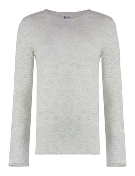 The (alphabet) Alphabet Knit Silk-Cashmere Blend Pullover