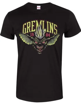 T-Shirt - Stripe - S - für Männer - Größe S - schwarz - Lizenzierter Fanartikel - Männer - male - Gremlins - FashionsVida