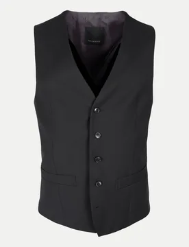 Slim-Fit Baukasten Weste Schwarz 50 - Roy Robson - FashionsVida
