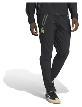 Pantalon De Survêtement Voyage Real Madrid Tiro 25/26 Pro Vis Tech Black / Lucid Lemon S - Adidas - FashionsVida