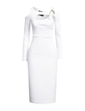 Vestido midi Mujer Blanco 36 Mujer