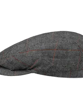 Pascoli Driver Flat Cap by - anthracite - Herren - Size: 55 cm - Stetson - FashionsVida