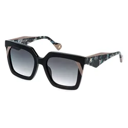 Occhiali Da Sole Da Donna Sya215-50700 Shiny Black Smoke Gradient/CAT3
