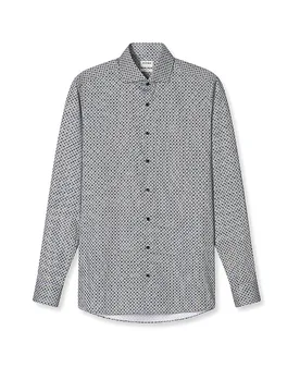 Hemd Slim Fit grau 40 herren - OLYMP LEVEL FIVE - FashionsVida