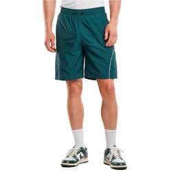 Pantaloni Corti Sportivi Piped Panel Bottle Green 4XL