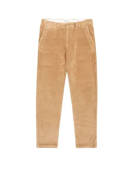 Pantalón de pana CHUCK camel 29/L32 - Knowledge Cotton Apparel - FashionsVida
