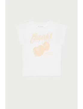 T-Shirt J5GI00 K6YW4 Weiß Regular Fit 7 female - Guess - FashionsVida