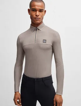 Equestrian Herren Trainingsshirt ELTON camel XXL - BOSS - FashionsVida