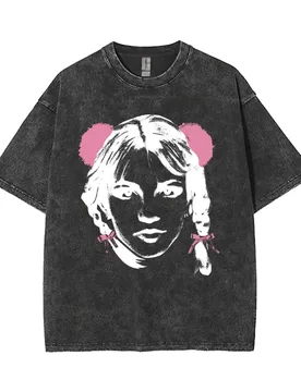 Washed Vintage Britney Spears Face Graphic T Shirt Men Women Casual Cotton Retro Short Sleeve Tshirt Unisex Oversized Streetwear - Aliexpress - FashionsVida