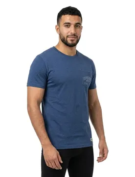 T-shirt à Manches Courtes Vintage Prep Pocket Relaxed Fit Bay Blue 2XL