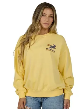 Sweat-shirt Lunch Time Crew Dusty Gold XL