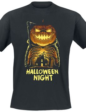 T-Shirt - Halloween Night - M bis 3XL - für Männer - Größe XXL - schwarz - Männer - male