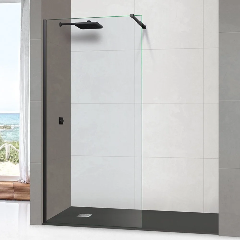 Mampara de ducha con panel fijo Módena-8 CL - Ibermampara - FashionsVida