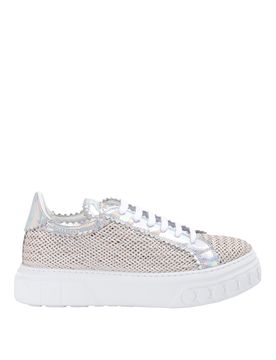 Casadei Sneaker in pelle argento