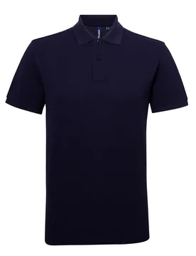 Mens Short Sleeve Performance Blend Polo Shirt (Navy) - Size 3xl - Asquith & Fox - FashionsVida