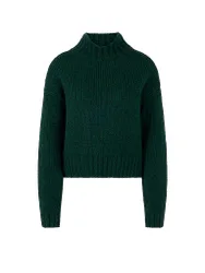 Rollkragenpullover verde oscuro 40