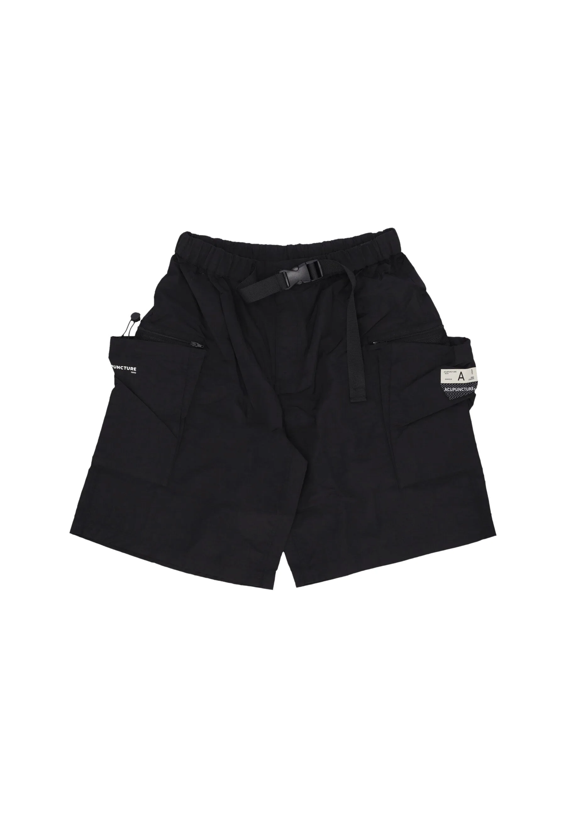 Pantalone Corto Uomo Acu Cargo Short Black - Acupuncture - FashionsVida