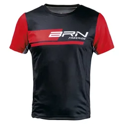Maglia Da Enduro A Maniche Corte Freeride Black / Red