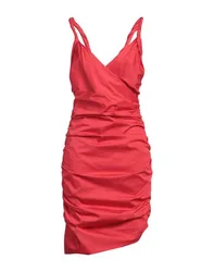 Midi-Kleid Damen Rot 32,34,36,38 Damen