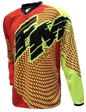 Maglia Moto Cross Enduro X26 POWER 001 Rosso Giall taglia L - Fm racing - FashionsVida