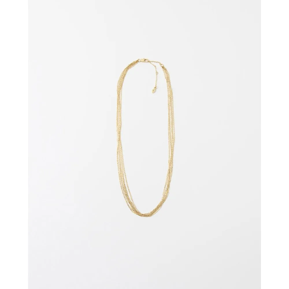Choker multicadenitas bañadas - Sfera - FashionsVida