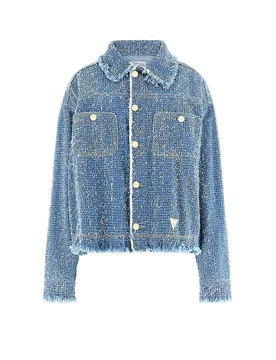 Jäckchen AMANDINA blau L damen - Guess - FashionsVida