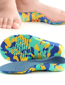 Par de plantillas deportivas de EVA con soporte de arco en color verde, accesorios para zapatos cómodos, suaves y con absorción de impactos de longi - Shein - FashionsVida