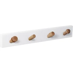 Percha Madera y Madera 4 Colgadores 9404BLHN4