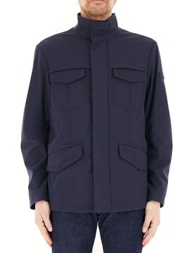Giacca con tasche BLU SCURO S