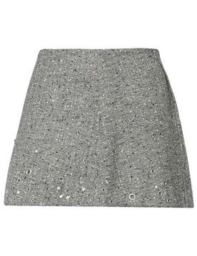 Minifalda Mujer Gris 38 Mujer