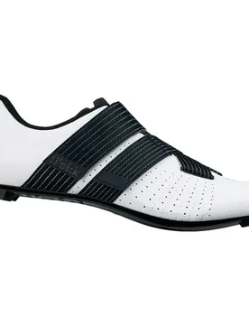 Scarpe Da Strada Tempo R5 Powerstrap White / Black - Fizik - FashionsVida