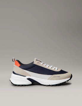 Sneakers uomo beige-blue