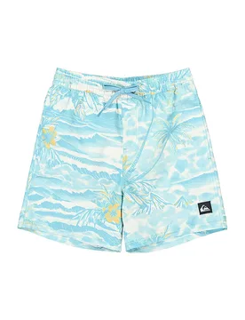Pantaloncini da bagno da ragazzo Everyday Printed Volley 14 azzurro 134-146 - Quiksilver - FashionsVida