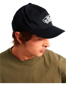 Classic snapback visera lona Negro (UNICA)